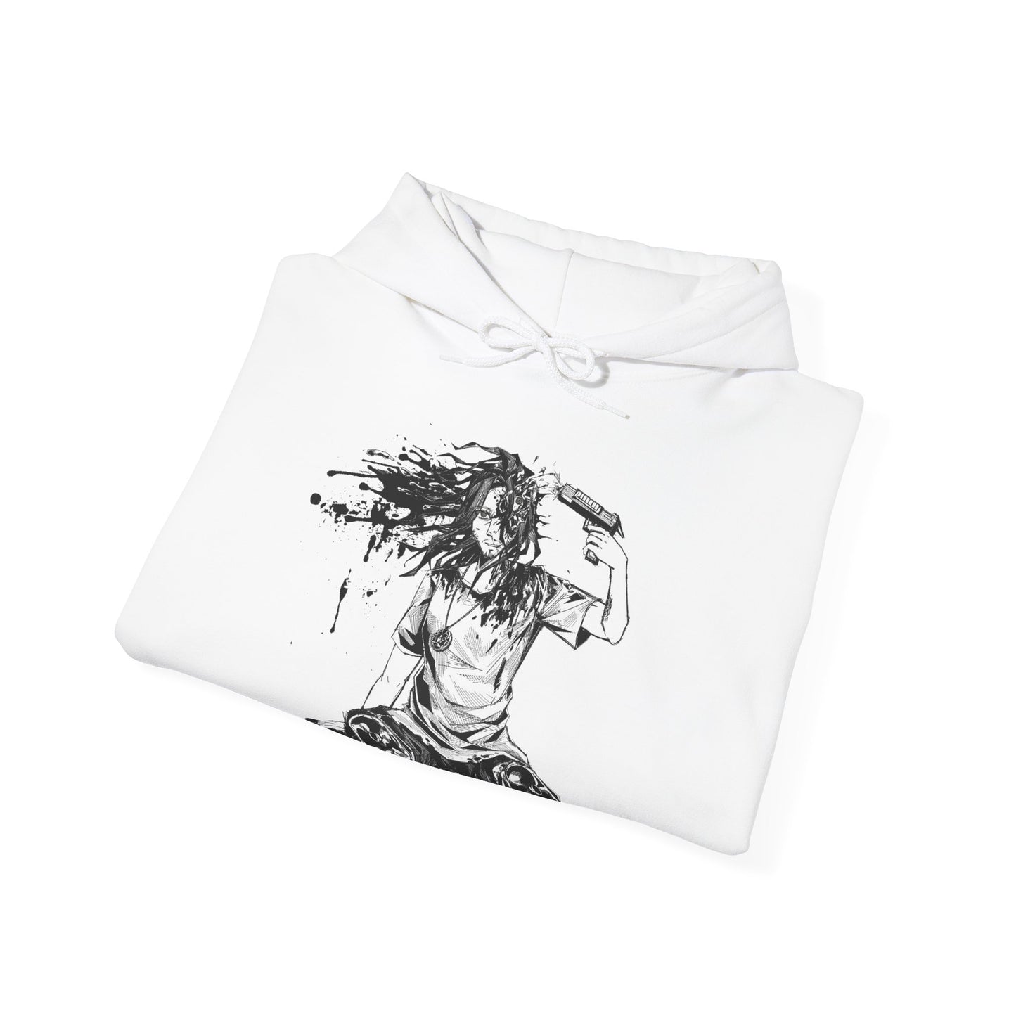 "MERCY" Unisex  White Hoodie