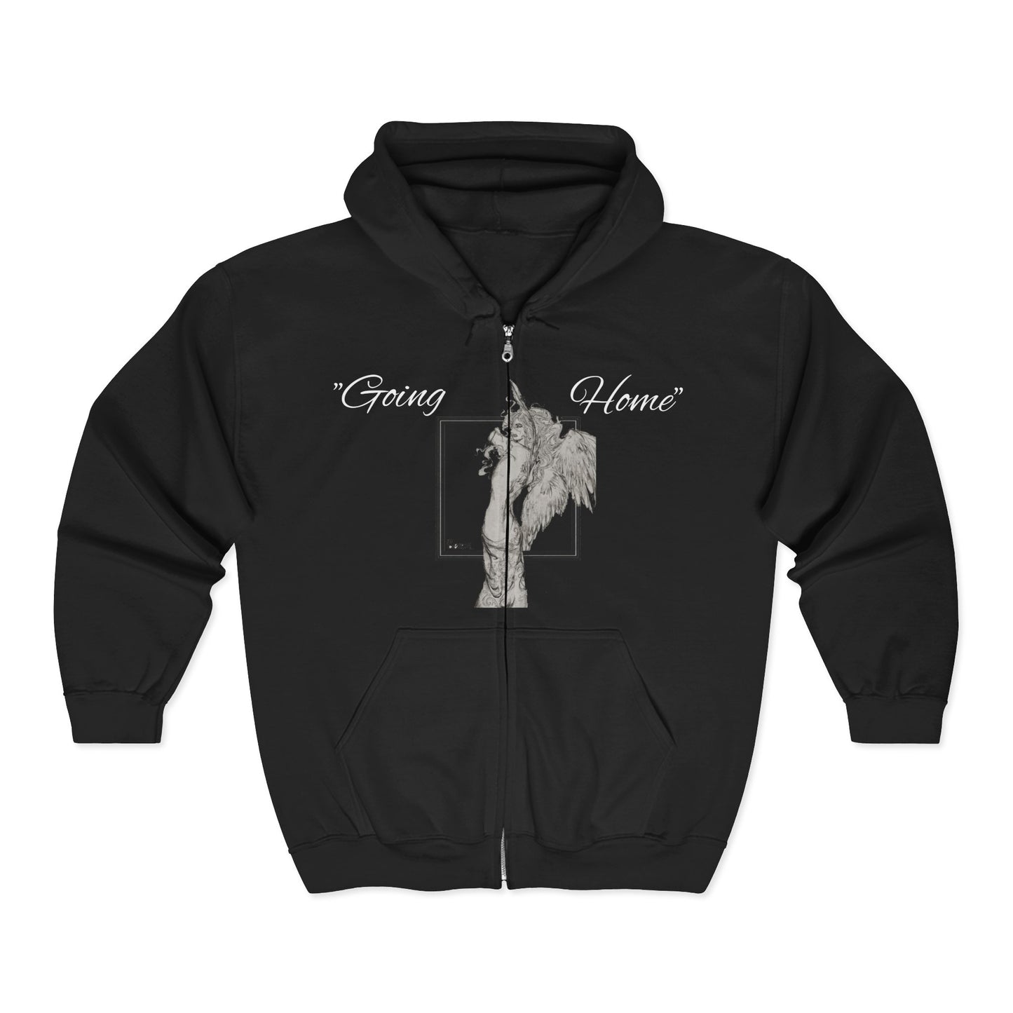 Seren Emyr "Going Home" Unisex Full Zip Hooded Sweatshirt