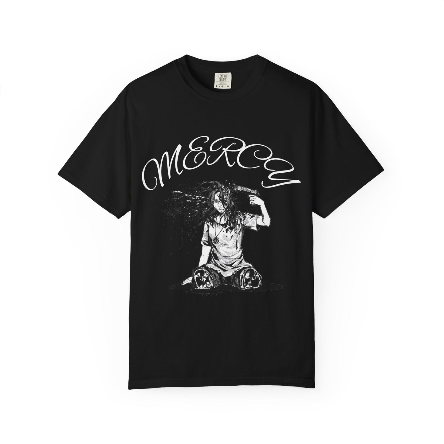 Seren Emyr "MERCY" Black Tee