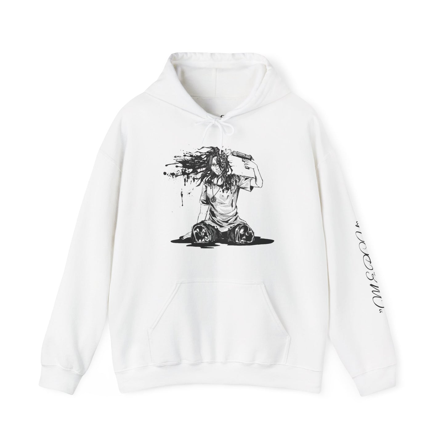 "MERCY" Unisex  White Hoodie