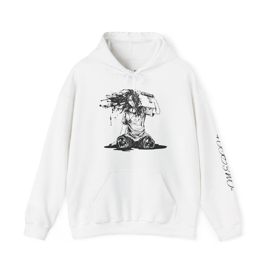 "MERCY" Unisex  White Hoodie