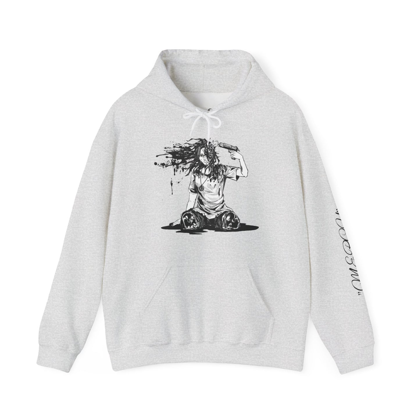 "MERCY" Unisex  White Hoodie