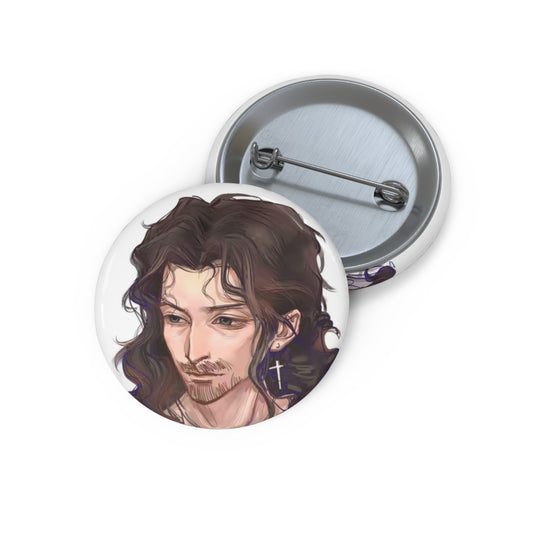 Seren Emyr Art Pin Button