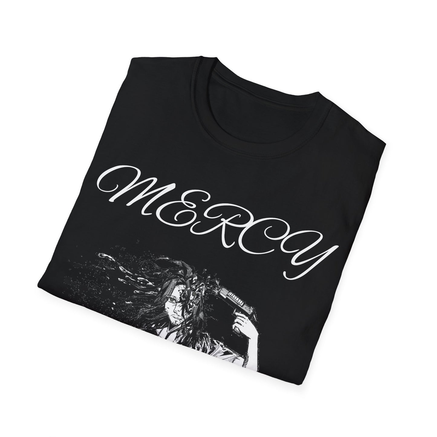 "MERCY" Black Graphic T-Shirt