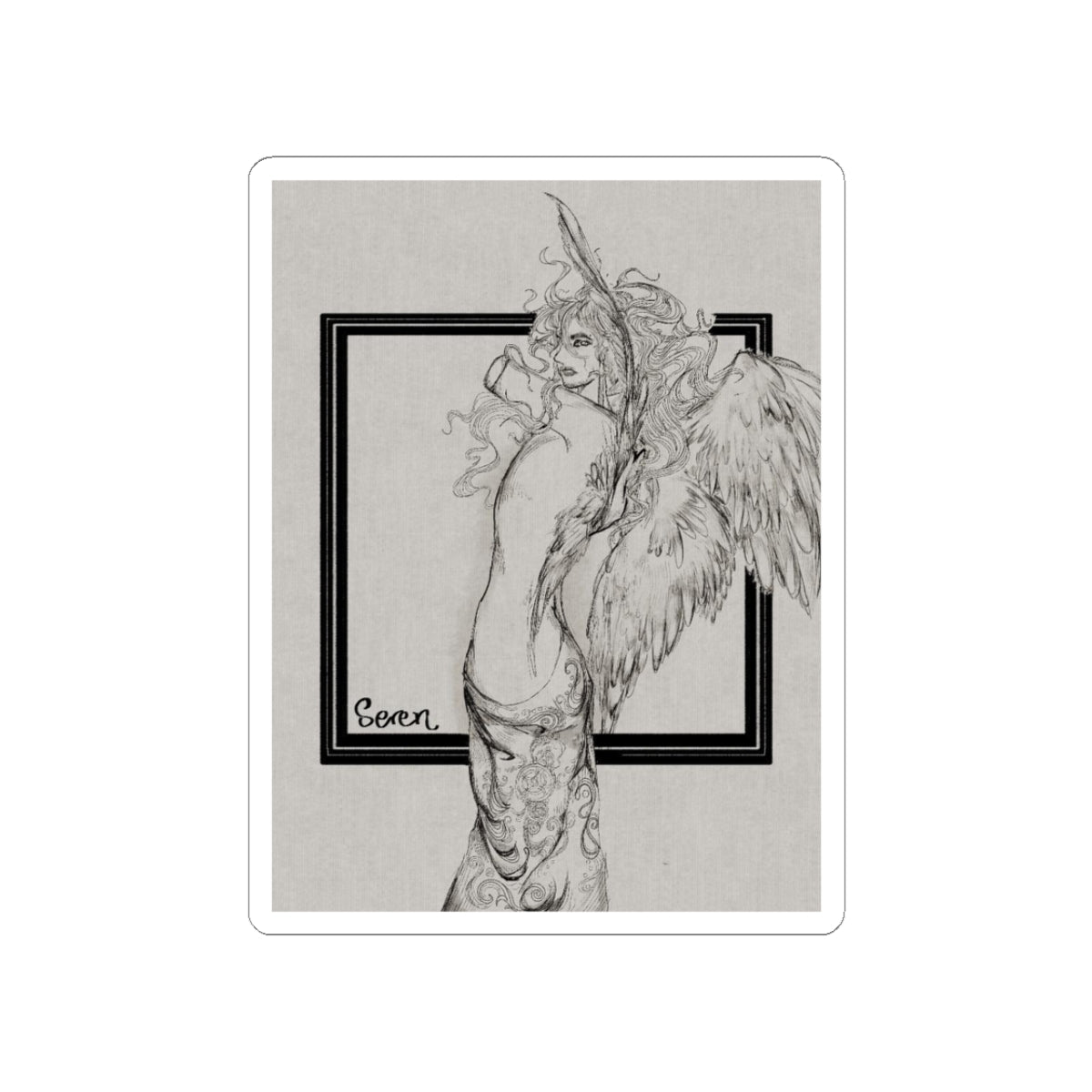 Seren Emyr "Going Home" Sticker